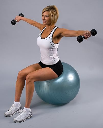 Miniatura 5 de Mancuernas hexagonales de goma JFIT