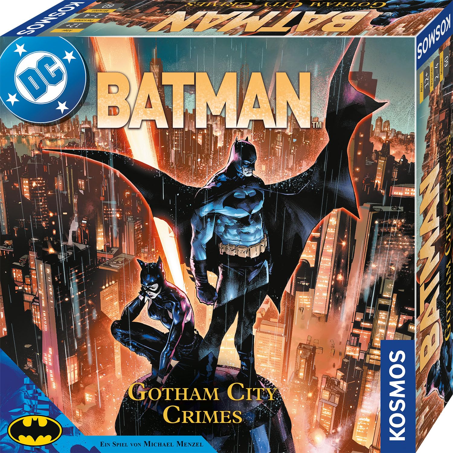 Kosmos Batman, Gotham City Crimes | Kooperatives Abenteuer-Spiel von Michael Menzel, für 2-4 Personen ab 12 Jahre