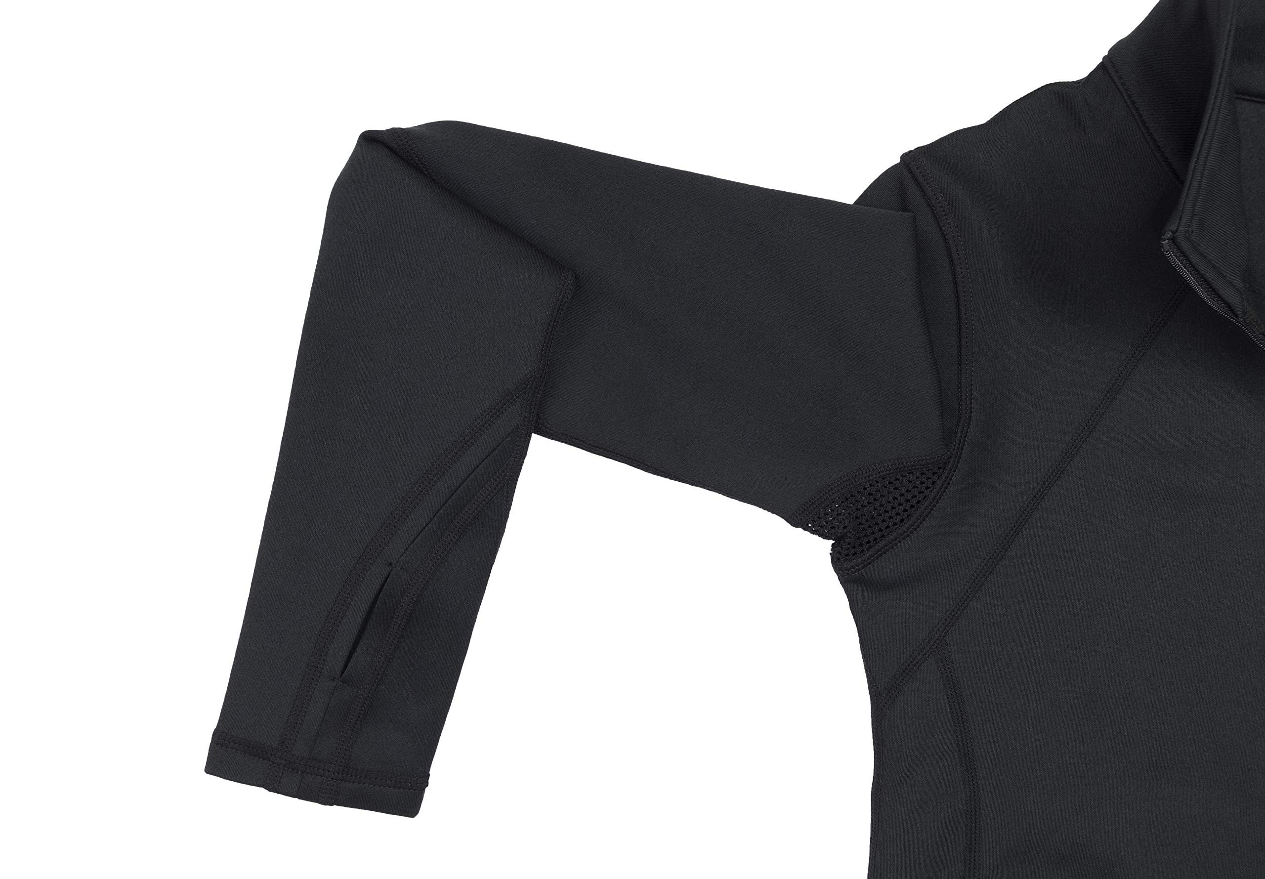 Veste thermique, multi sport, running, yoga, équitation, spécialement conçu pour les sports d'hiver. Taille enfants à adultes..(MEDIUM NOIR)
