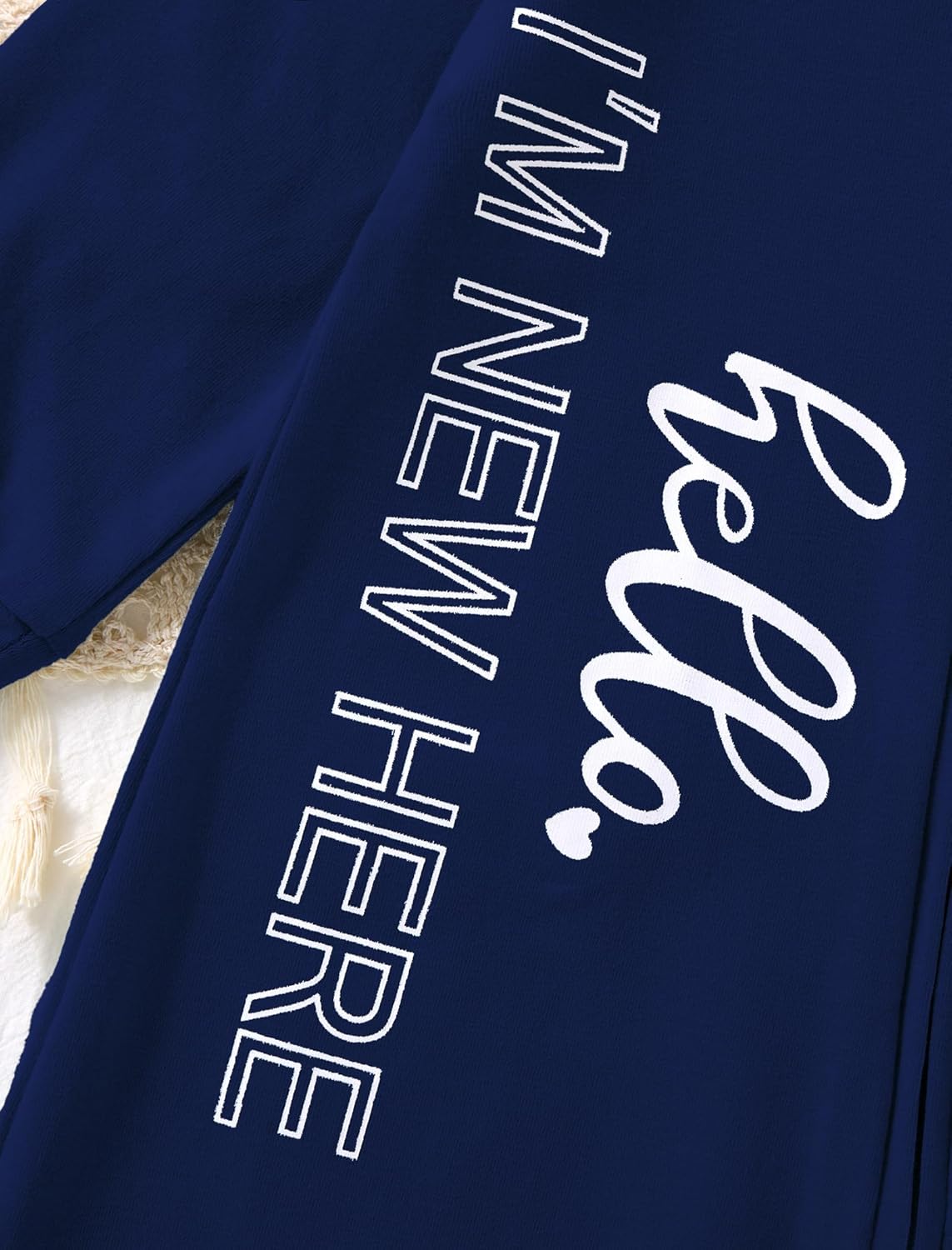 Newborn Boy Clothes Letter Print One Piece Romper Baby Coming Home Outfits with Hat 3pcs Baby Boy Clothes - Image 4