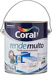 Tinta Coral Rende Muito Acrílica Fosca Palha 3,6L