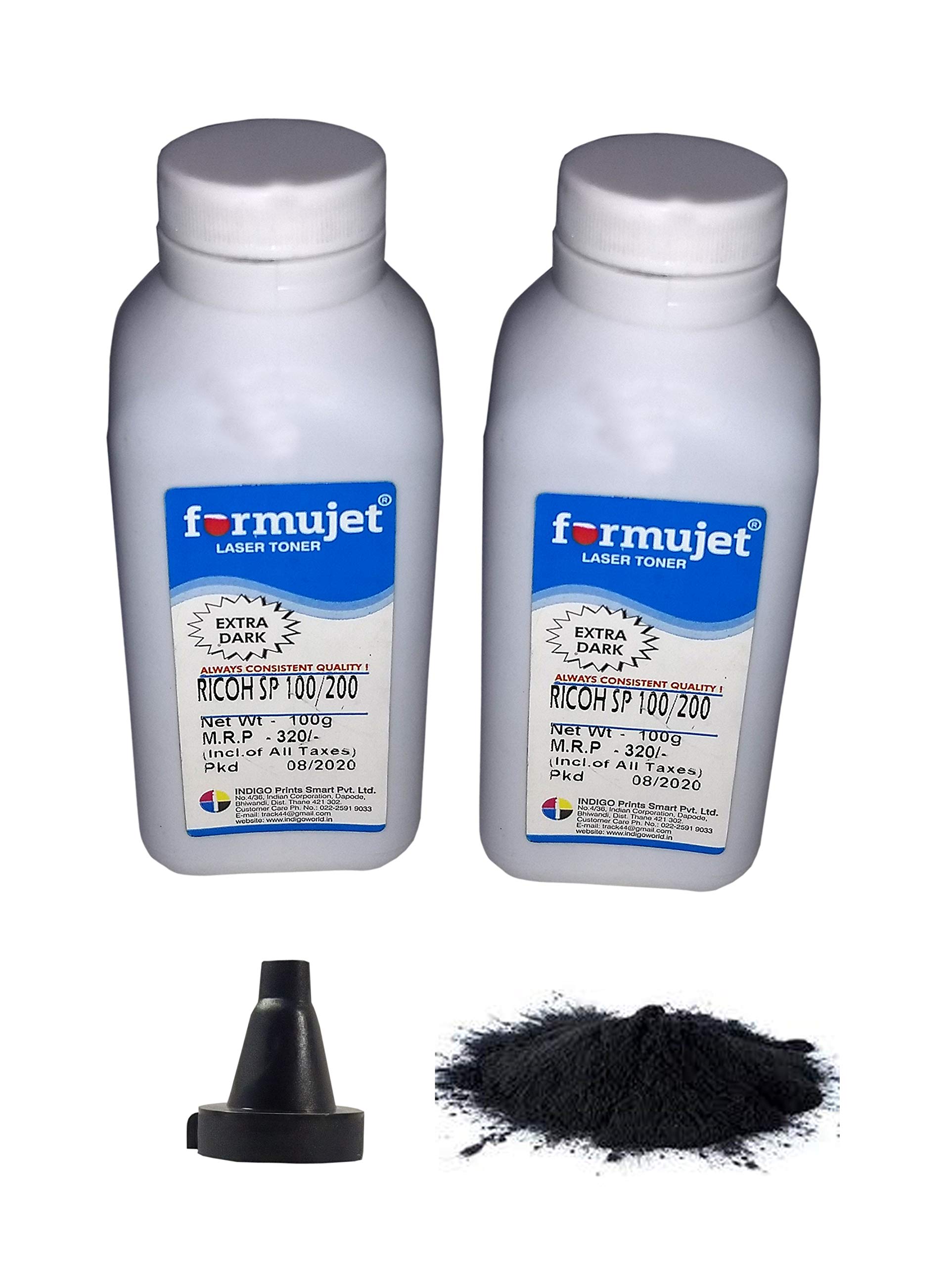 Formujet SP100/200 Toner Powder 100g [ Set of 2 ] Compatible for Ricoh SP 100 / SP 200/300 / 310/3410 / 3510 (B07HD76LVS) Amazon Price History, Amazon Price Tracker