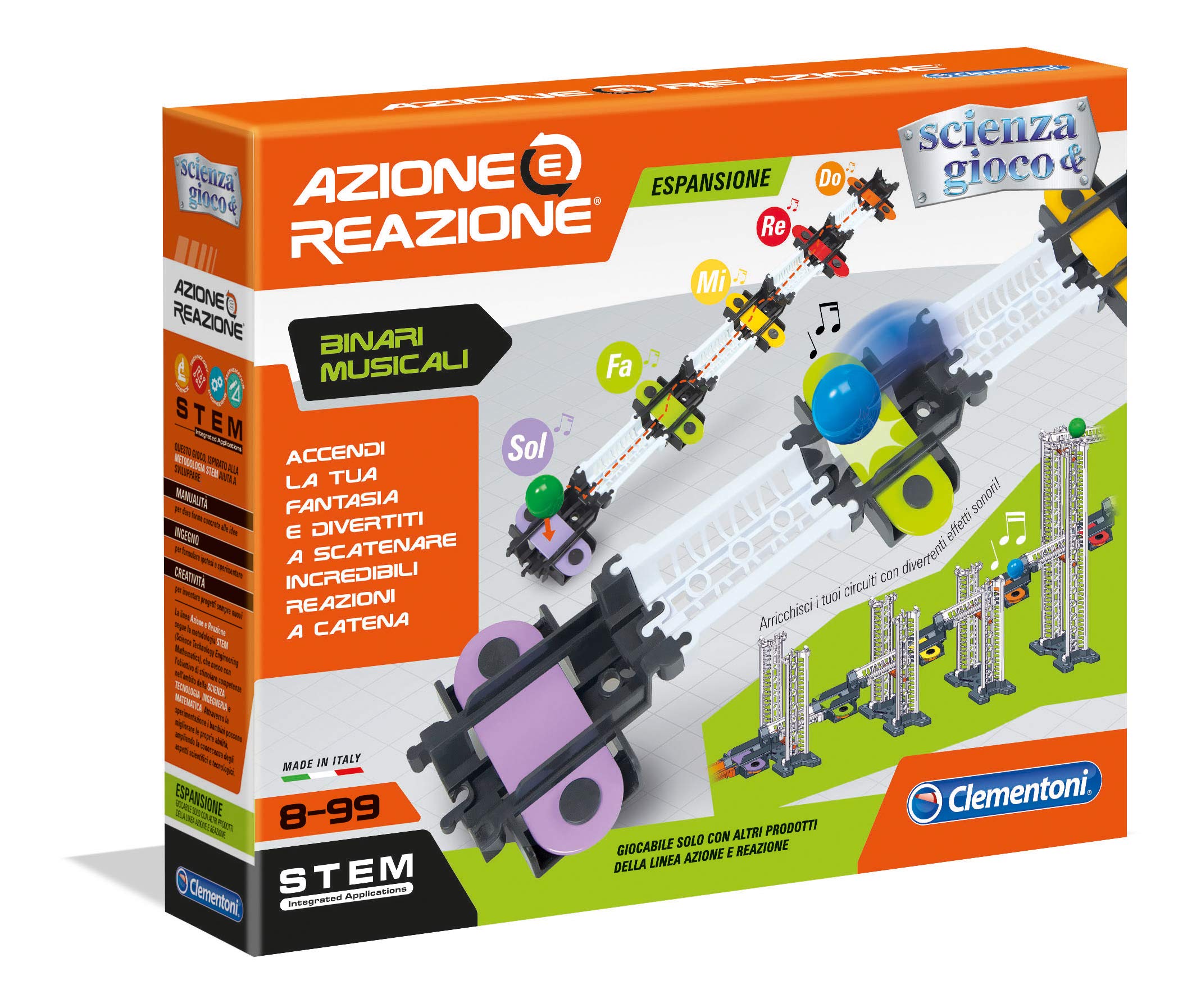 Amazon.com: Clementoni - 19162 - Action and Reaction - Musical