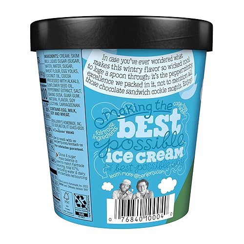 Miniatura 5 de Ben & Jerry's Galleta de chocolate y menta helada, 16 onzas