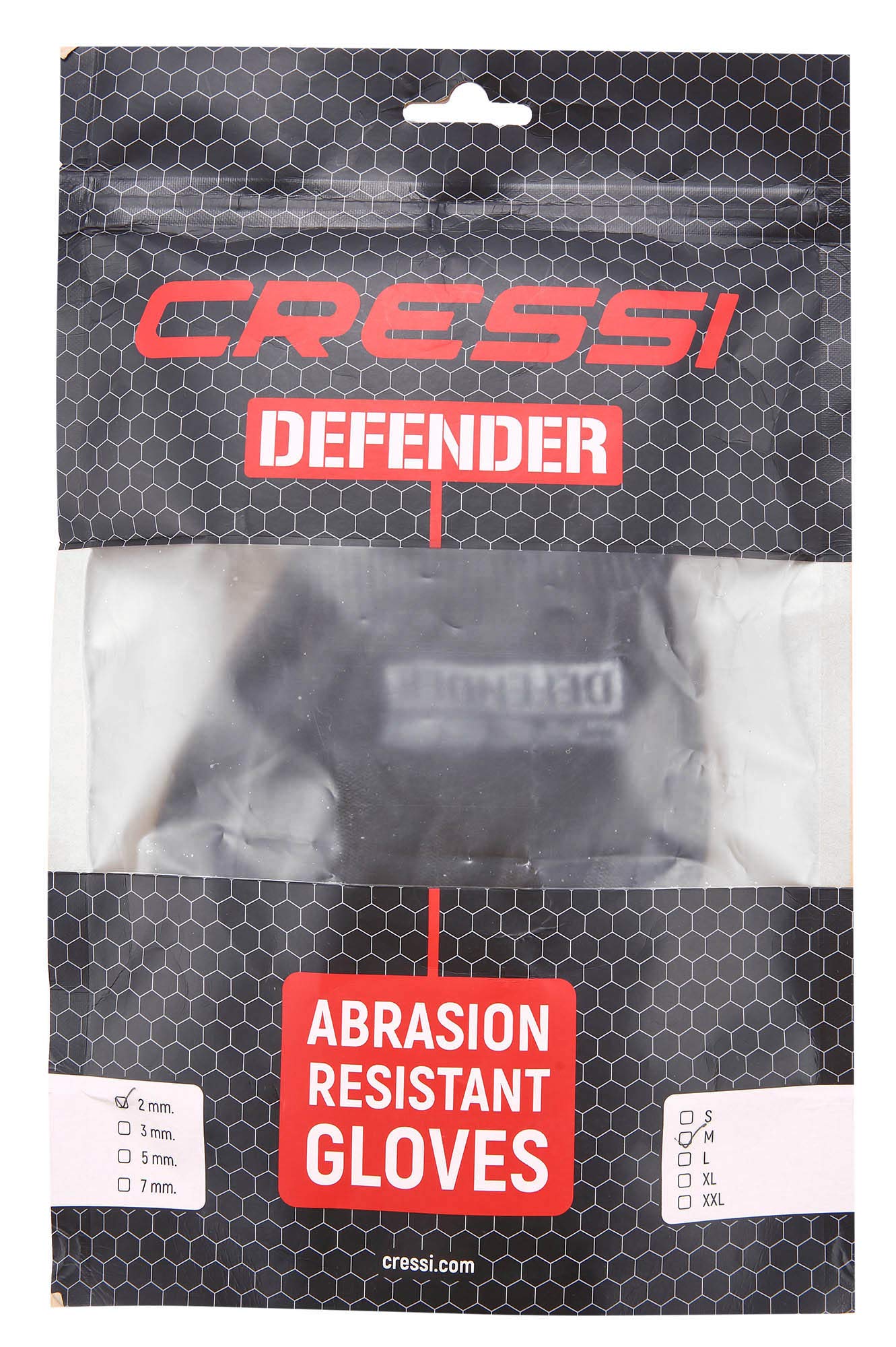 Cressi Defender Gloves 2mm - Protective gloves for dives made with Dynema/HPPE, Black - Image 4