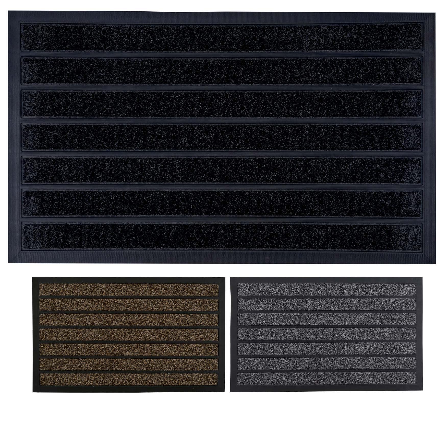 Superio Front Door Mat for Entry- Indoor/Outdoor Rug, Entryway Low Profile Heavy Duty Mat for High Traffic Area, Inside Outside Home Shoe Scraper