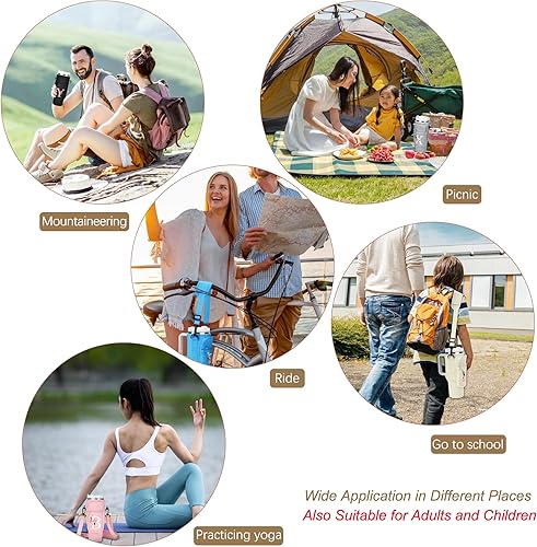 Miniatura 15 de Initial Water Bottle Holder with Strap for Stanley 40 oz Tumbler/Simple Modern 40 oz Tumbler,Water Bottle Carrier Bag with Strap,Personalized A-Z