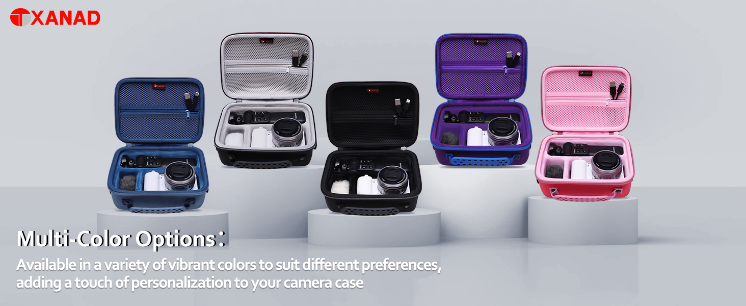 Amazon.com : XANAD Hard Case for Sony Alpha ZV-E10 / ZV-1 / ZV-1F