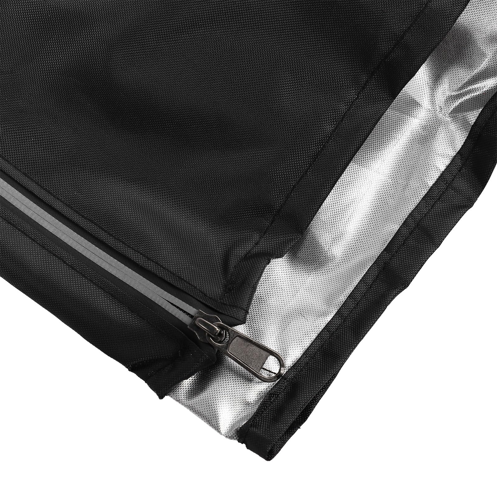 Focket Funda para carretilla elevadora, funda impermeable de tela Oxford 210D para carretilla elevadora con cremallera, apta para carretillas elevadoras de hasta 8000 libras