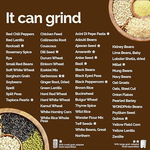 Miniatura 5 de Potente molinillo eléctrico de grano de alta velocidad para harinas saludables sin gluten molinillo de granos molinillo de trigo máquina de