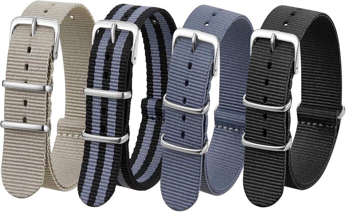 SBR Premium Watch Bands Nylon Straps for Men Women Width 18mm,20mm,22mm
