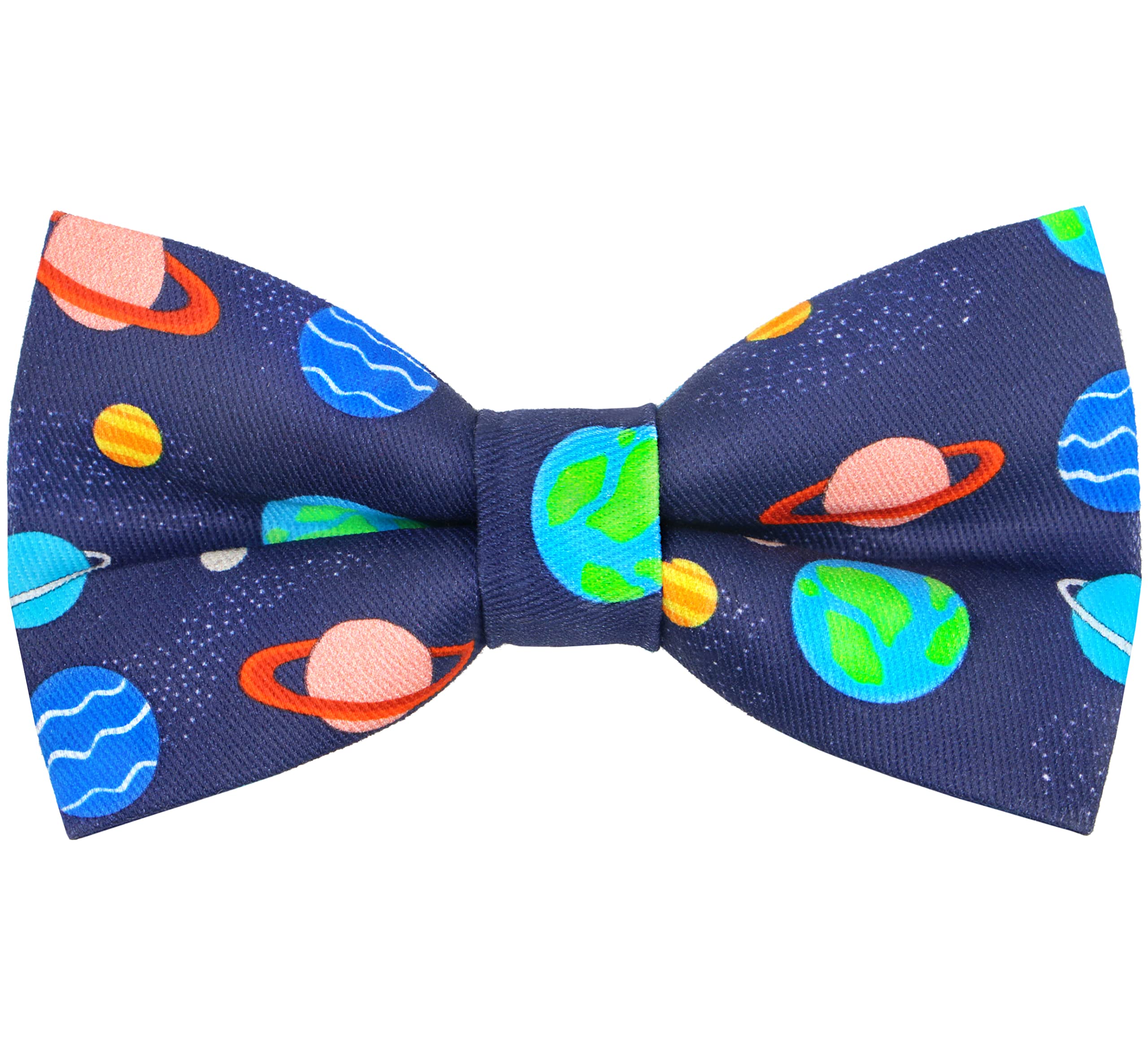 OCIA Cute Pattern Pre-tied Bow Tie Adjustable Bowties for Adult & Children, Spaceb, One Size