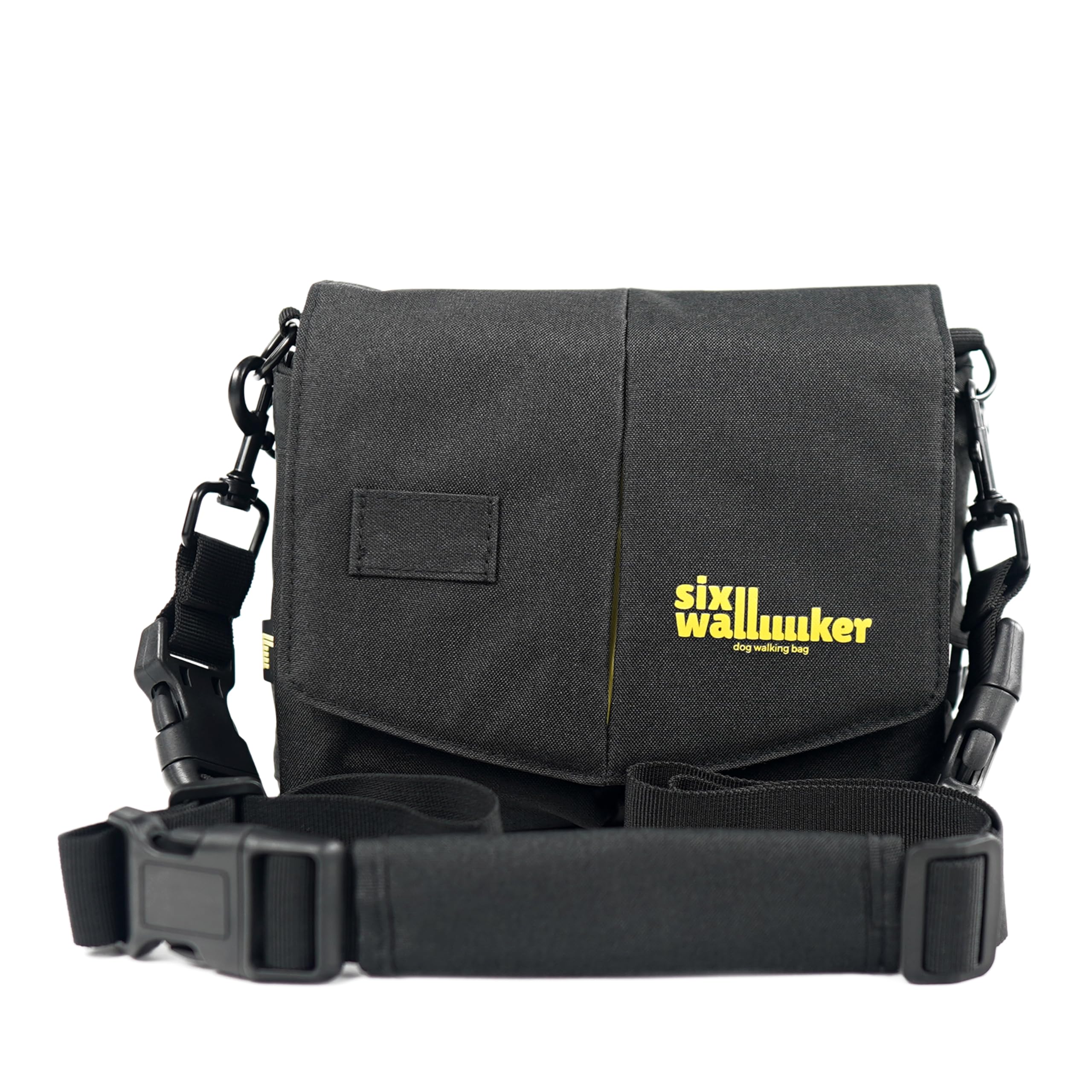 Arrivly SixWalker Leckerlibeutel für Hunde mit Magnetverschluss, Praktischer Futterbeutel Hundetraining, Multifunktionaler Leckerlitasche für Hunde mit Herausnehmbaren Innentasche (Schwarz)
