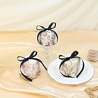 Vista 8 de Cinta negra de satén de 1/2 pulgada para envolver regalos, arreglos florales, manualidades, invitación para despedida de soltera, 50 yardas