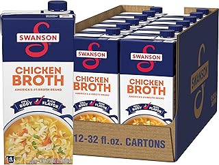 Swanson Chicken Broth, 32 oz Carton (12 Pack)