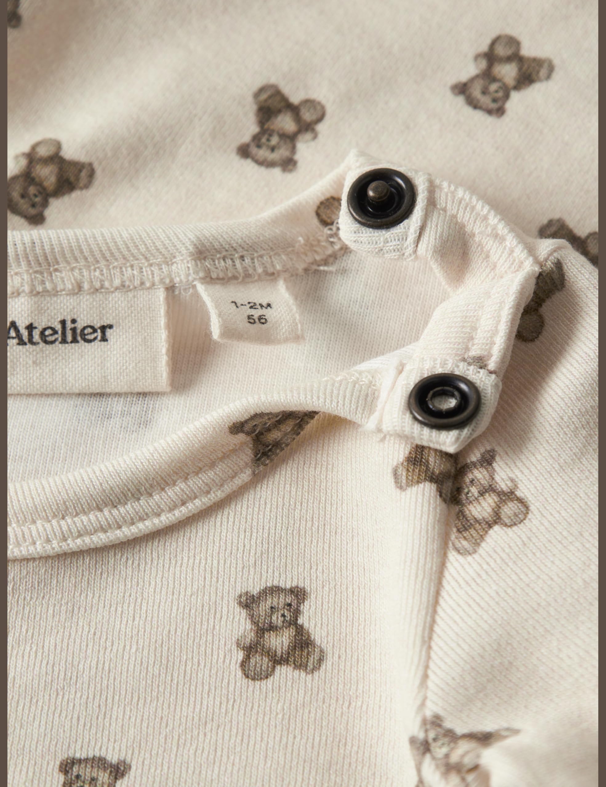 Lil' atelier baby Unisex Nbngayo Elo Ls Slim Body Lil Noos, Turtledove, Numeric_80, Turtledove, numeric_80