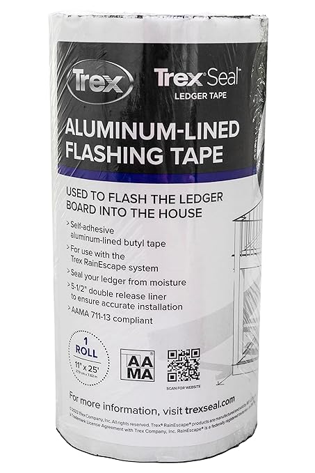 TREX RainEscape Seal Ledger Tape - 11" x 25'