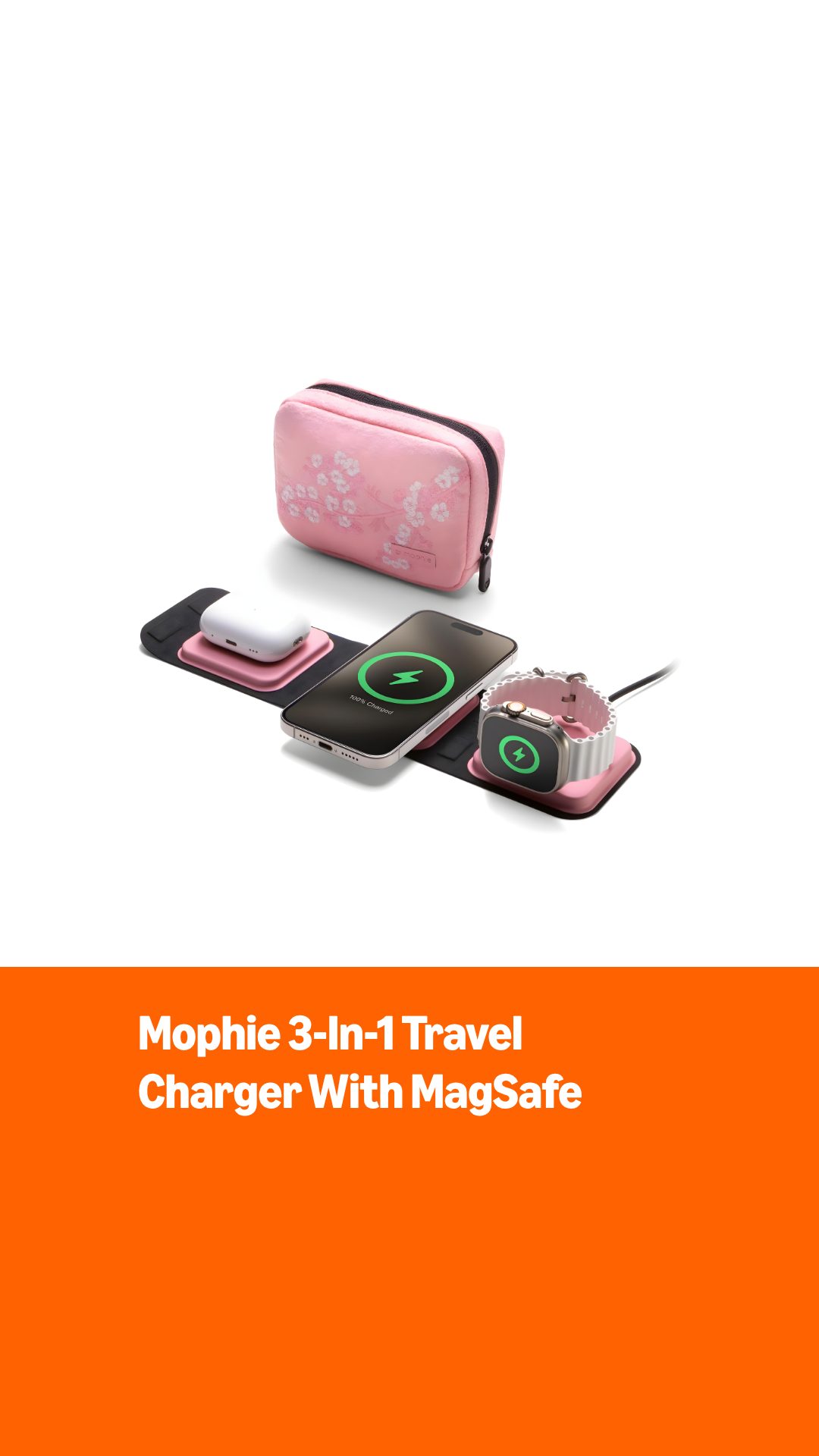 Amazon.com: Mophie 3-in-1 Travel Charger with MagSafe - Portable