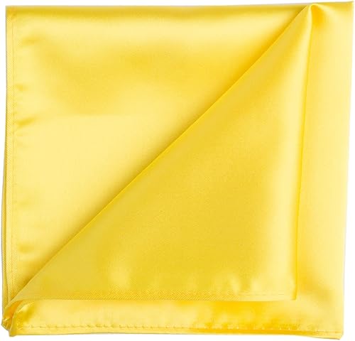 Vista 52 de KissTies Juego de corbatas de satén para hombre + pañuelo de bolsillo Rojo