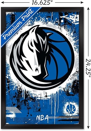 Miniatura 3 de Trends International NBA Dallas Mavericks - Póster de pared con logotipo Maximalist 23