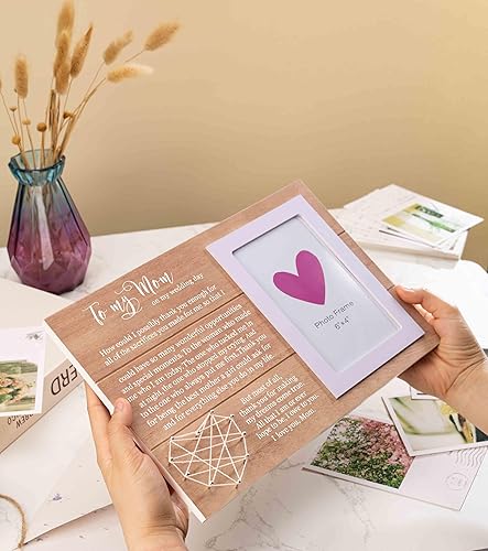 Miniatura 241 de NZY Regalos de aniversario, cumpleaños, San Valentín, Navidad, marco de regalo para novio, novia, marido, esposa, pareja, mejor amigo, único