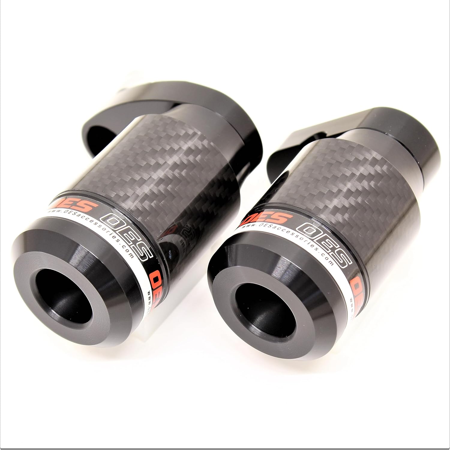 OES No Cut Carbon Frame Sliders for 2024 2025 ZX6R 636 (White)