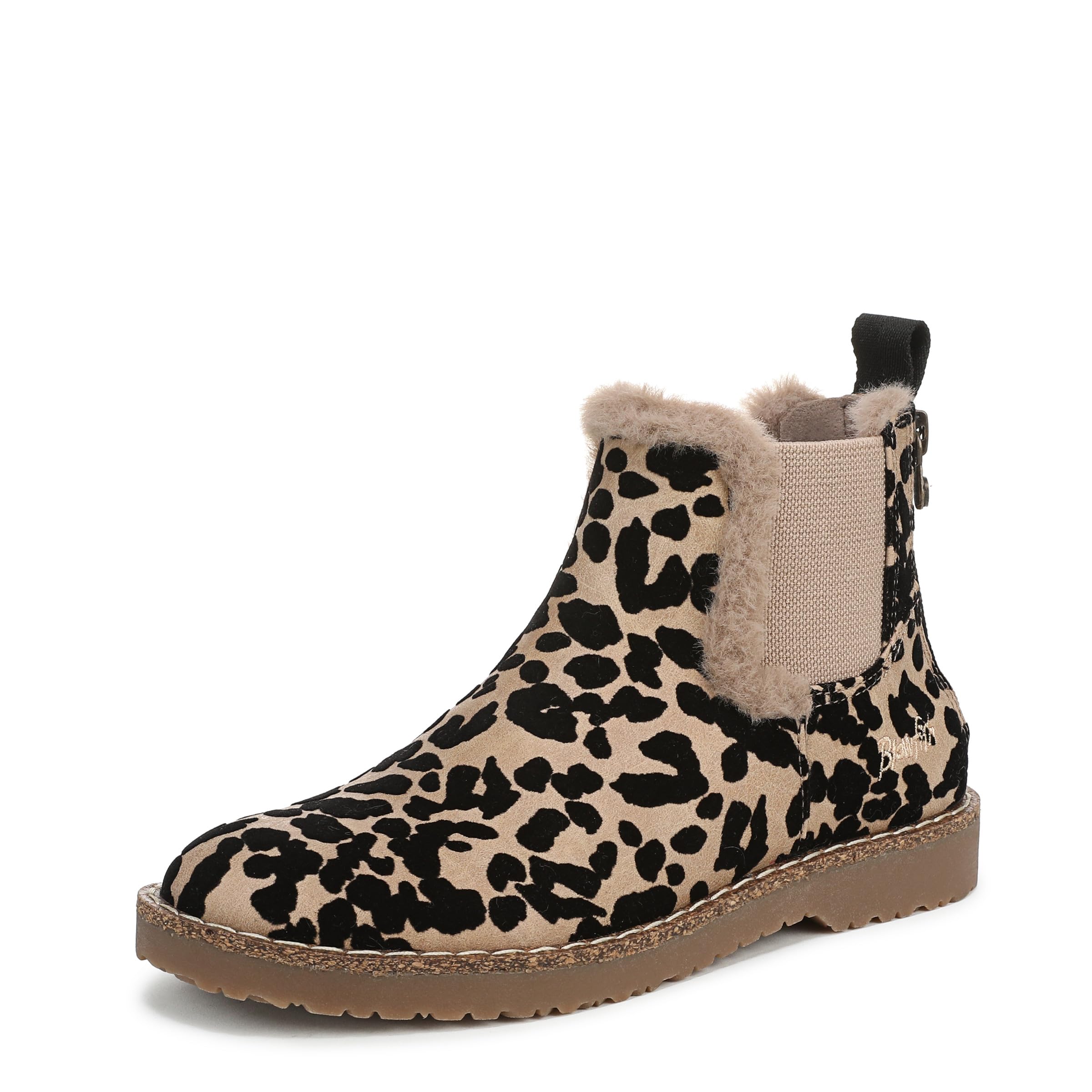 Blowfish Malibu Women's Chillin SHR Chelsea Ankle Boot, Sand Leopard, Medium Fit, UK 6