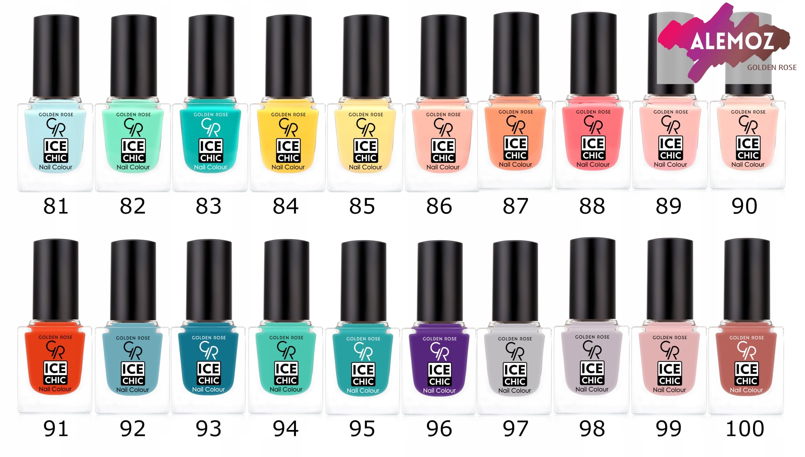 Golden Rose Ice Chic Nail Colour No:52