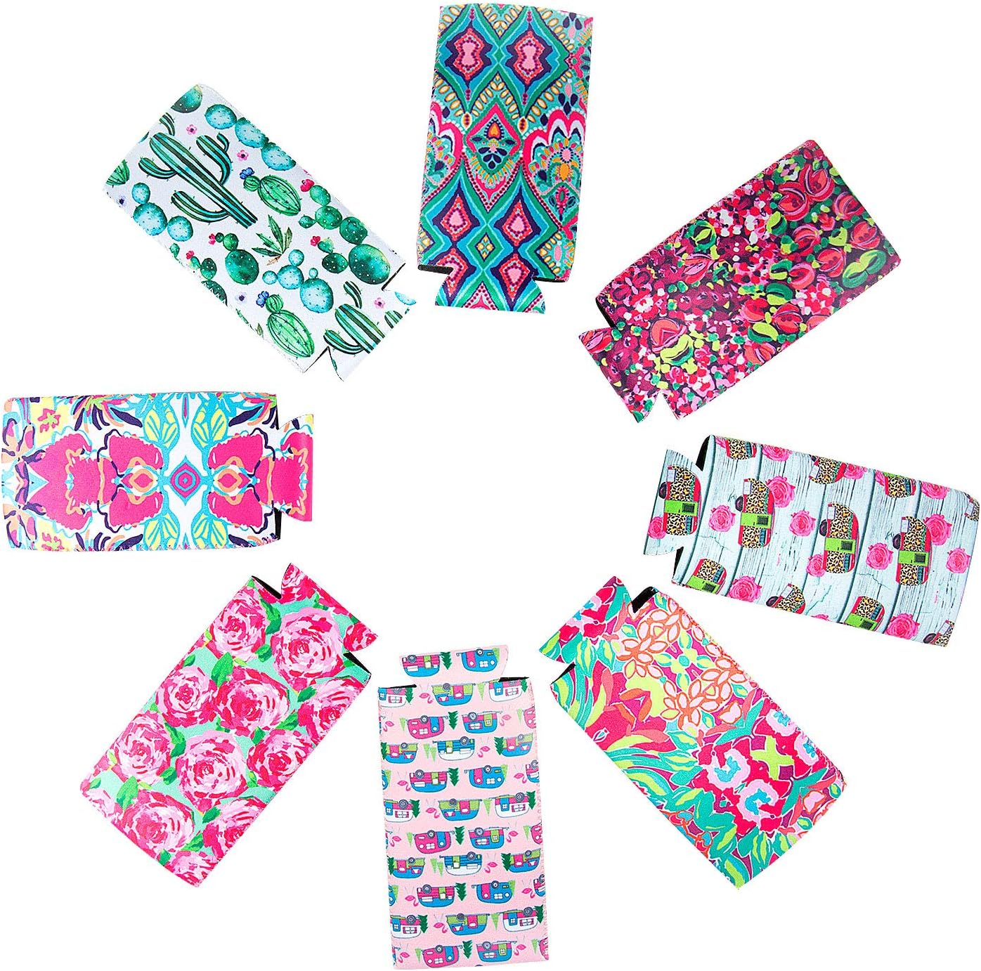 koozie per lattine sottili isolate