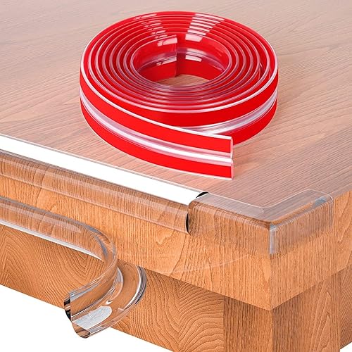 Protectores de esquinas transparentes, protector de esquina a prueba de bebés, protector de esquinas para muebles y bordes de seguridad, protector