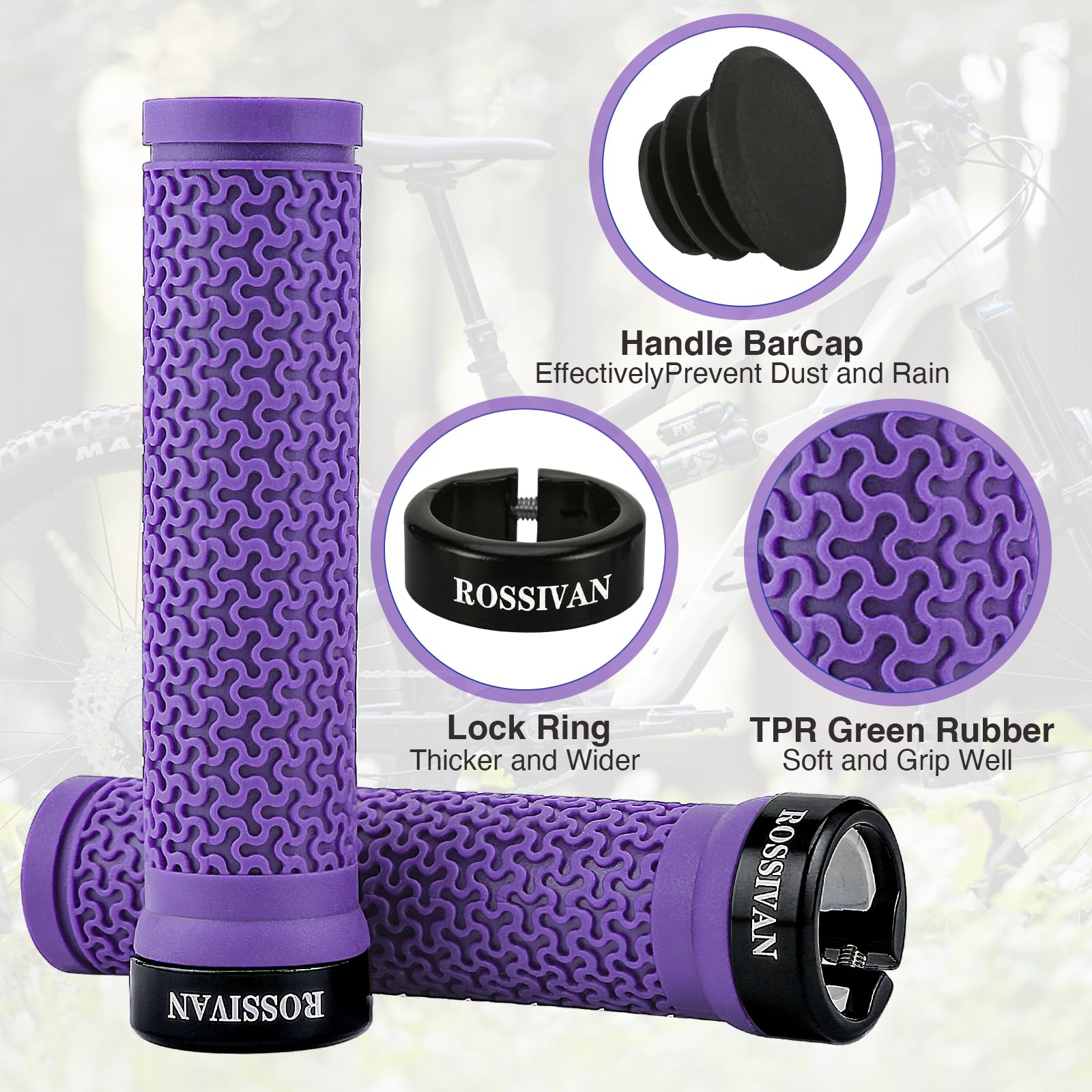 Rossivan Professional Bike Handlebar Grips - Image 2