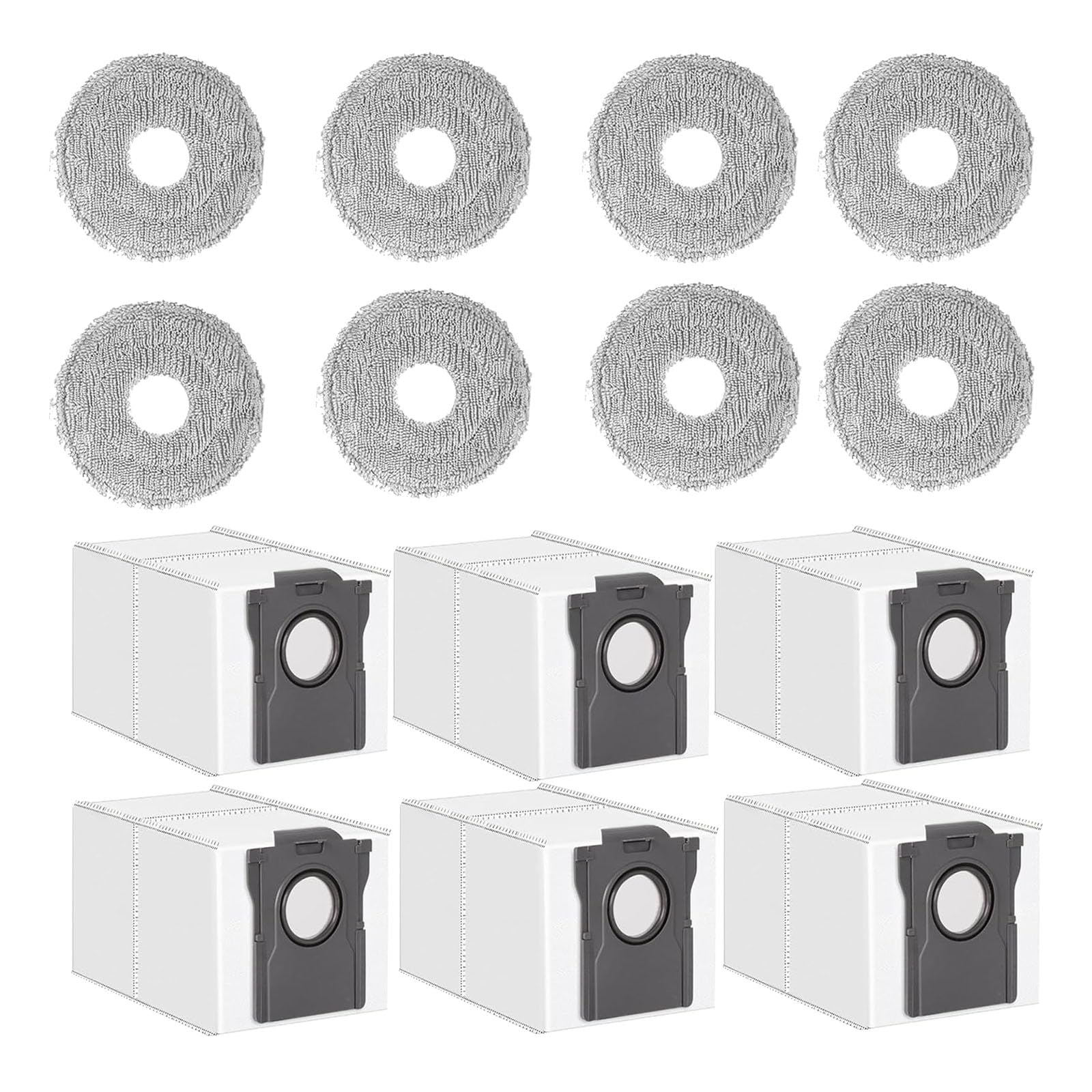 Dust Bags and Mop Pads Replacement parts for Mova P70 Pro Ultra / V50 Ultra