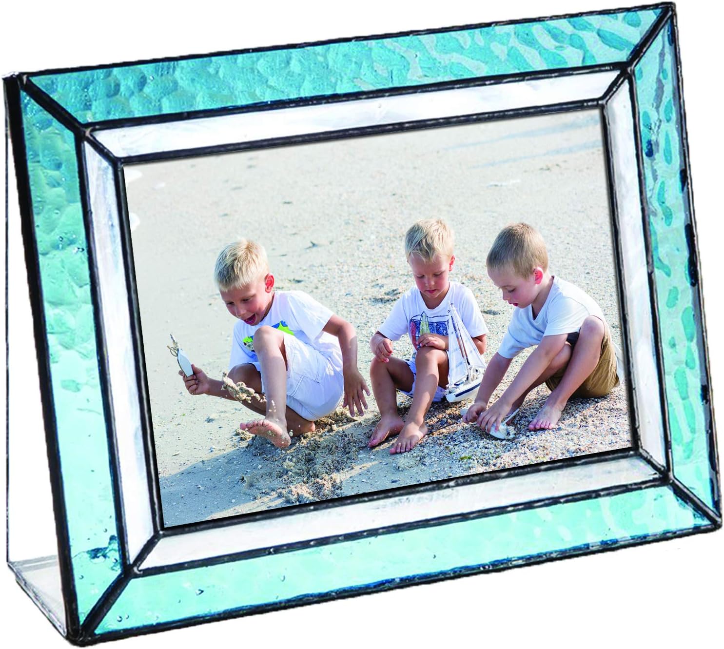 Blue Picture Frames 4x6 Photo Gift Table Top Turquoise