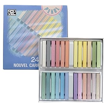 Amazon.co.jp: ヌーベル カレーパステル 24色パールセット