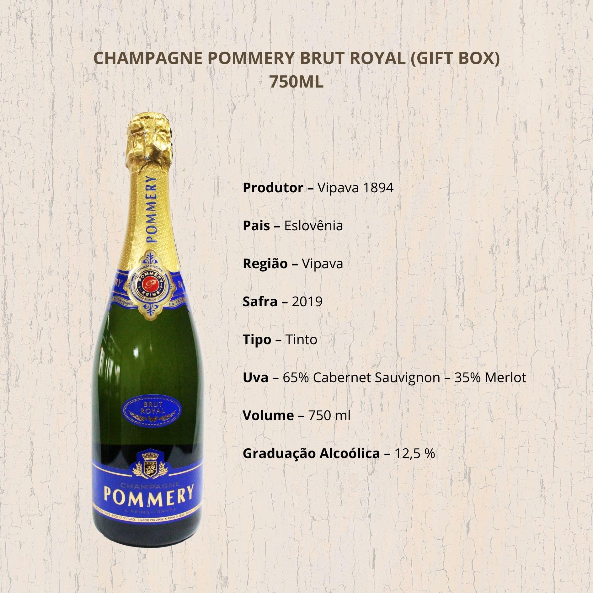 Pommery Vinos espumoso y champanes - 750 ml