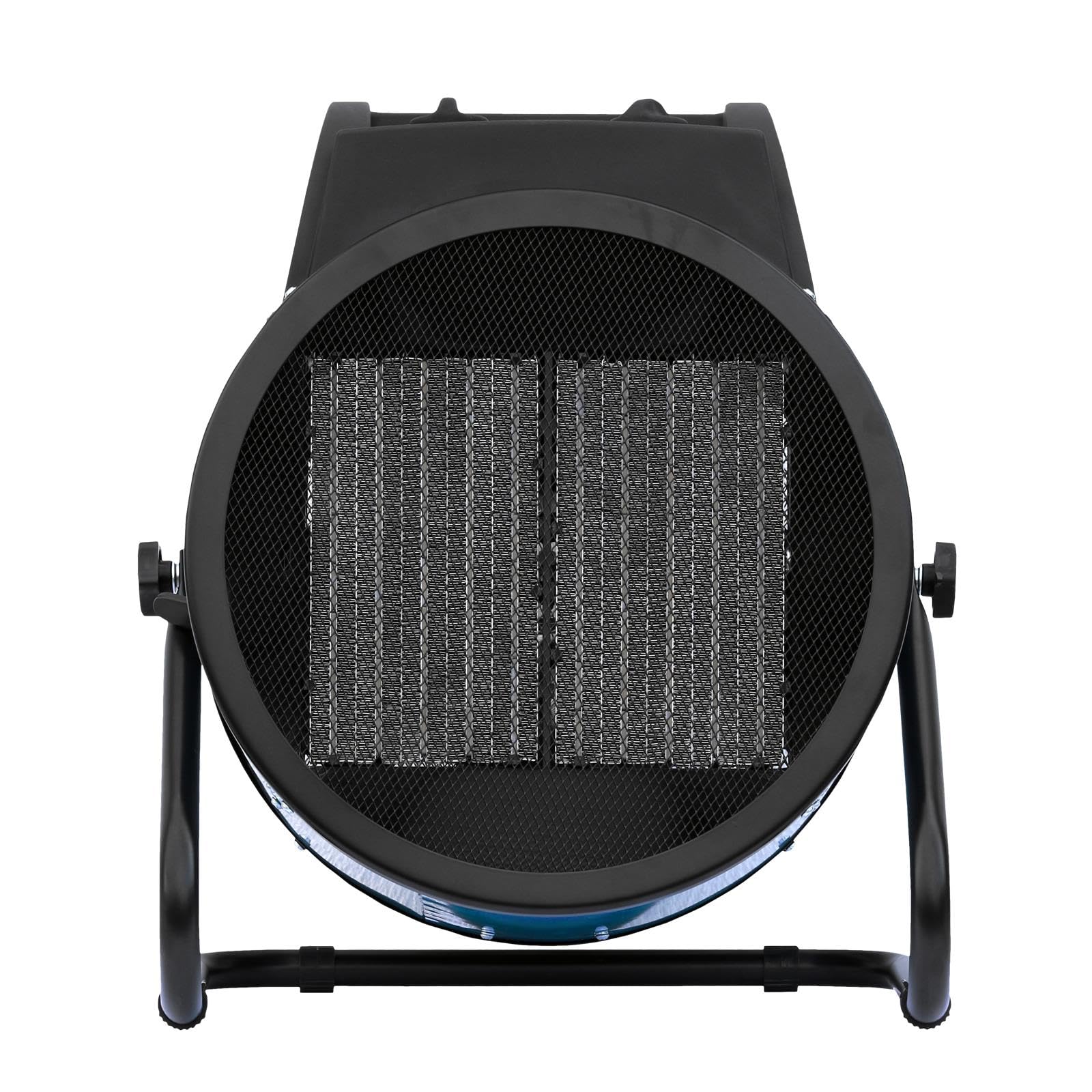 ALLEGRA Heizlüfter 9kw Keramik Bau Heizgerät Bauheizer Heizgebläse Elektroheizer Elektrisch Heizstrahler Starkstrom Elektro Garage Industrie 400v 16 A mit Thermostat Leise Zeltheizung Heizer Baustelle