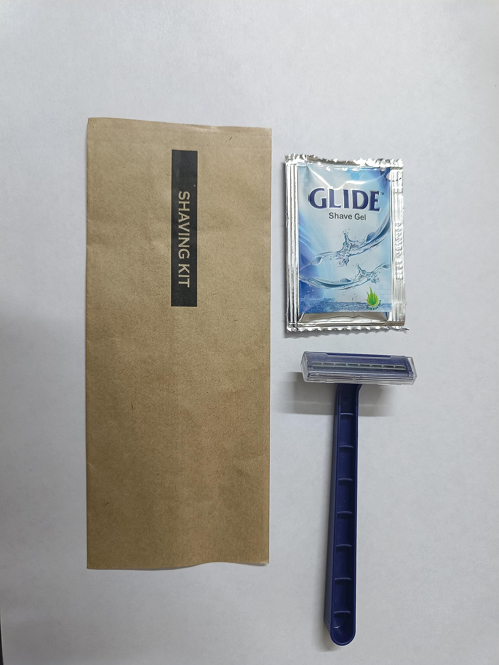 PRAKARTI Hotel Toiletries 100 Sets Of Hotel Accessories, Guest House Kit Shaving Kit, Eco Friendly Packaging (1 Razor & 1 Shaving Gel, Sachet 4 G) Pack Of 100 Sets. (B0CDH57TMP) Amazon Price History, Amazon Price Tracker