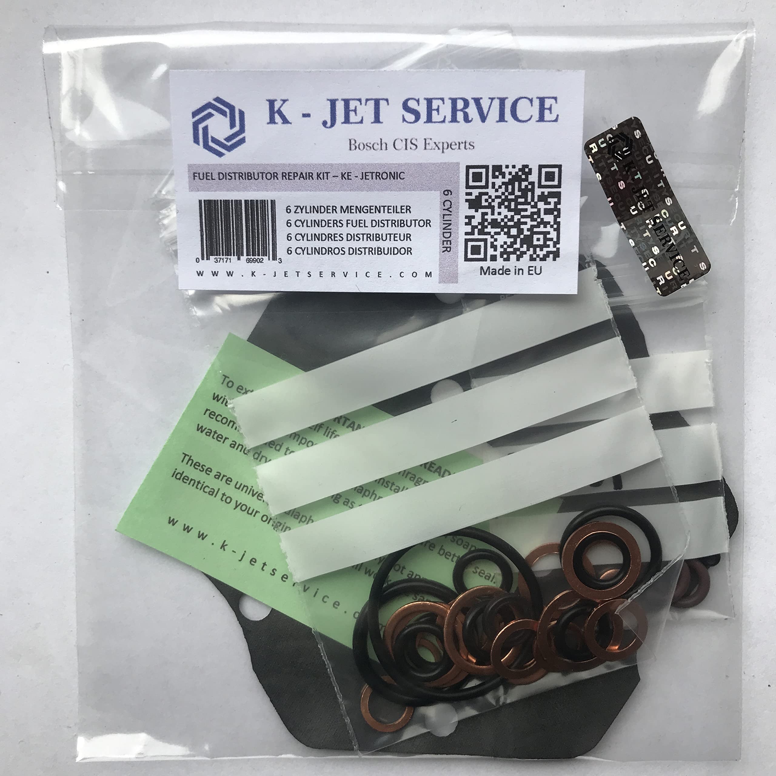 Kit de reparación del divisor de flujo para todos los motores Bosch KE-Jetronic de 5 y 6 cilindros en aluminio 0438101012 0438101044 Mercedes 190 260 300 E SL CE TE SE SEL Audi 80 100