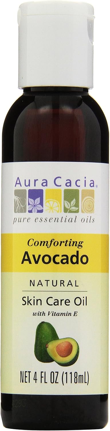 Aura Cacia Natural Skin Care Oil, Avocado, 4 Fluid...