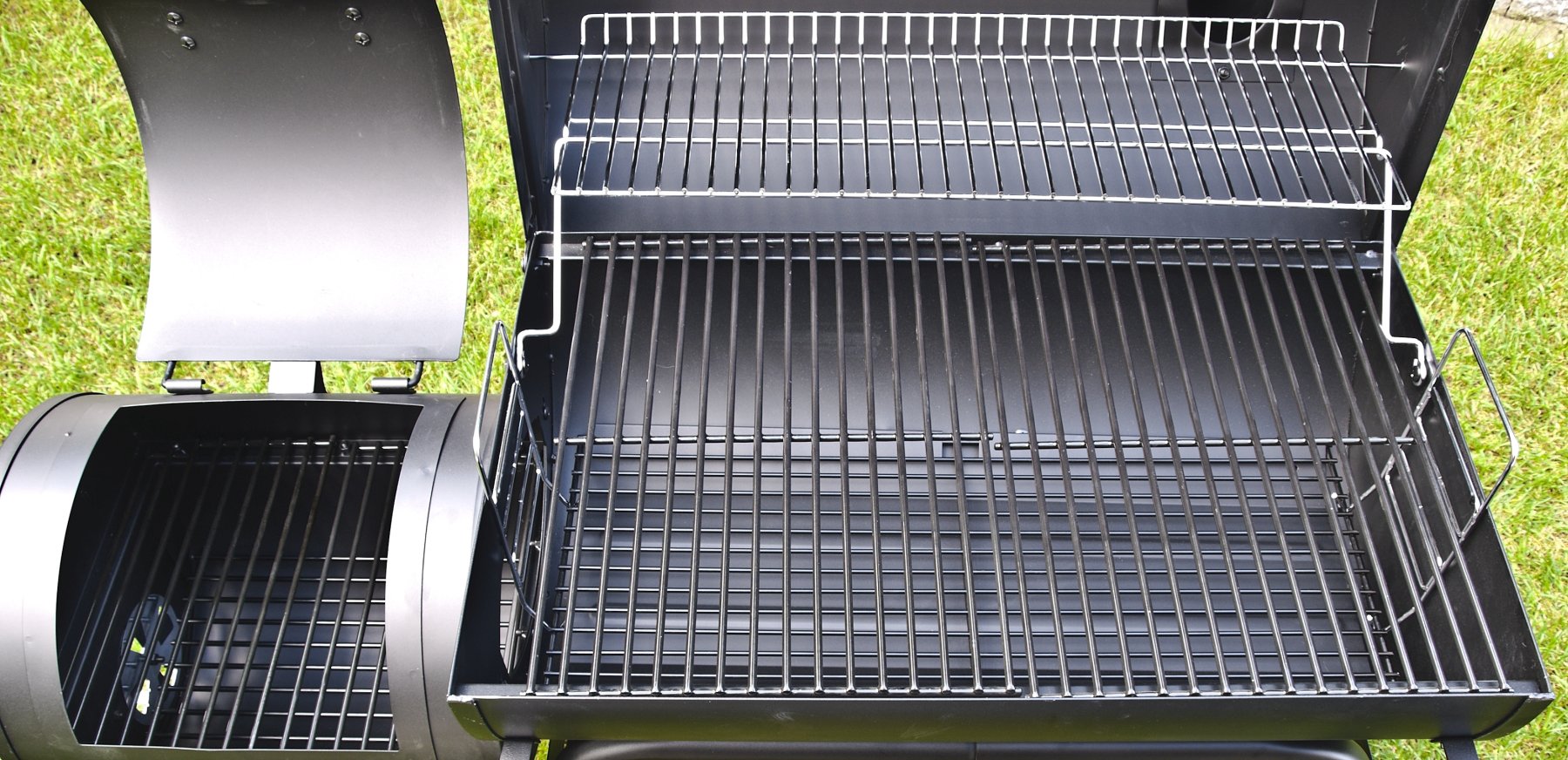 El Fuego Dakota czarny grill węglowy/wędzarnia, 122 x 133 x 66 cm