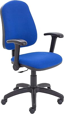 Office Hippo Computer Chair With Flip Up Folding Arms, Royal Blue, One Size