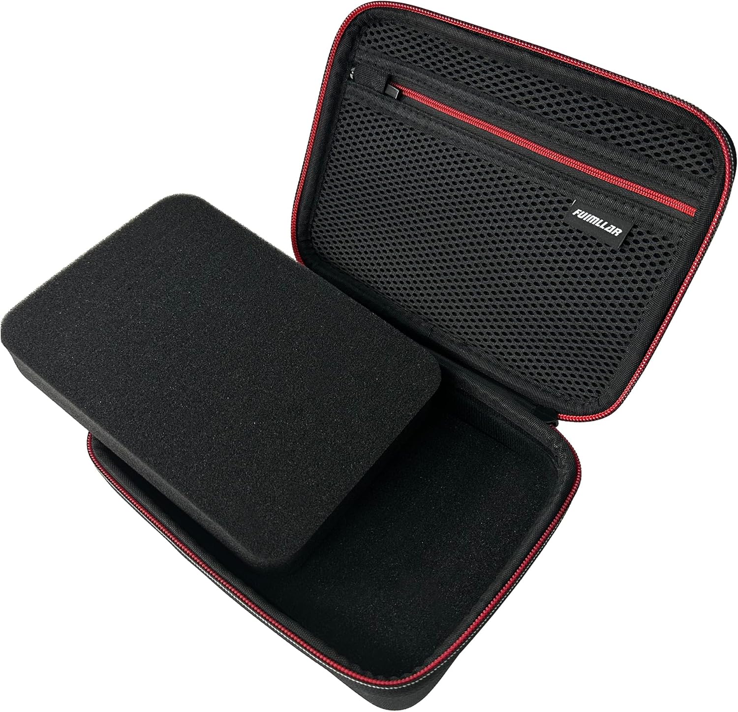 Fuimlar EVA hard case with foam, 8.5 x 6.5 x 3.75 inch hard digital case EVA shockproof outdoor case, suitable for storage of sports cameras, digital products, pistols, electronic instruments, etc. - Image 3