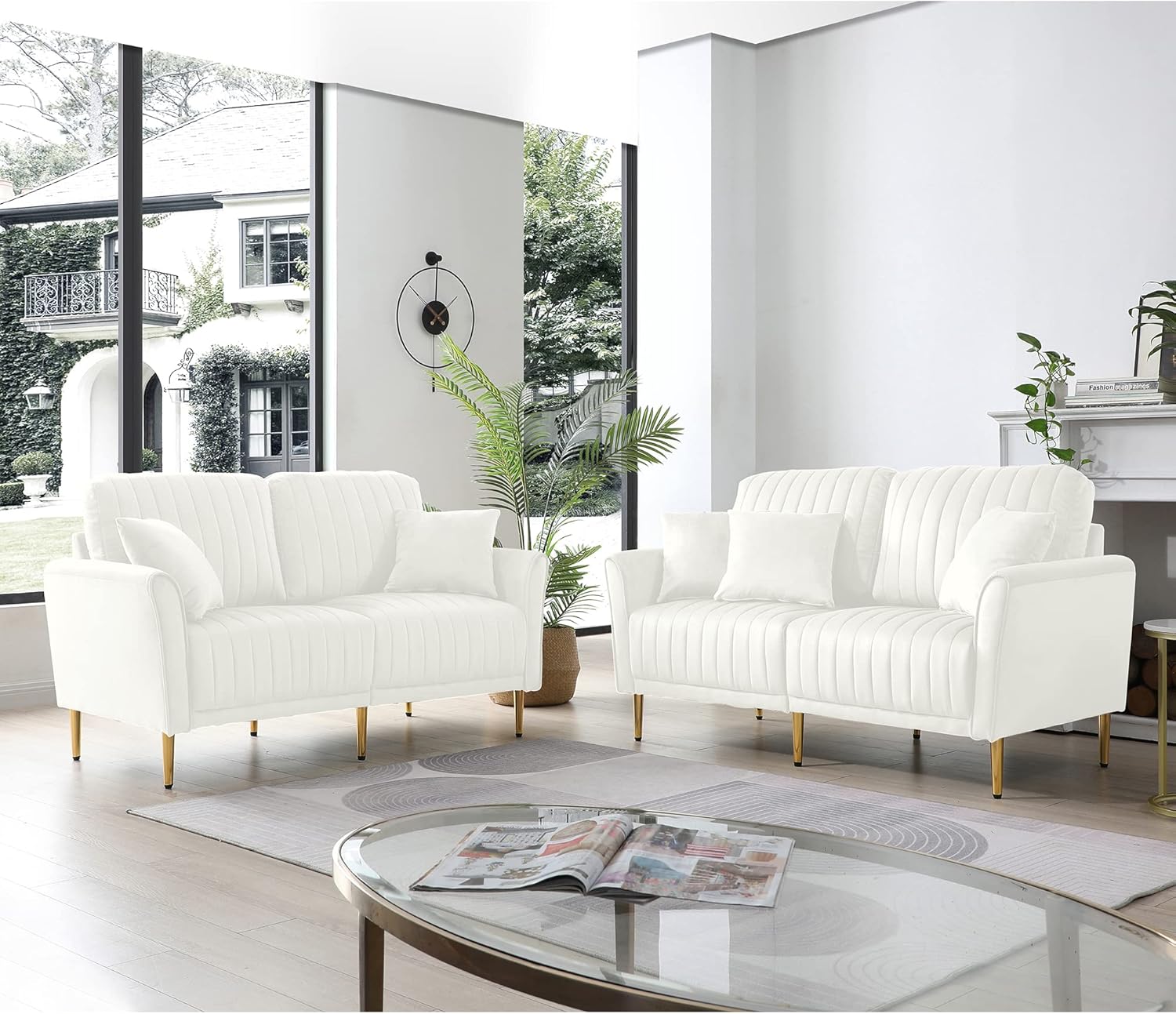 Amazon.com: Furniture Sets in Living Room 2 Pcs Living Room Set ...