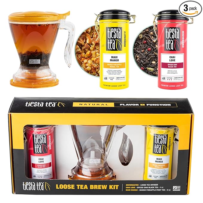 Tiesta Tea - Brewmaster and Loose Leaf Tea Gift Set, Maui M…