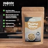 Poivre blanc en Grains Monte Nativo (500g) - Poivre blanc entière - 5
