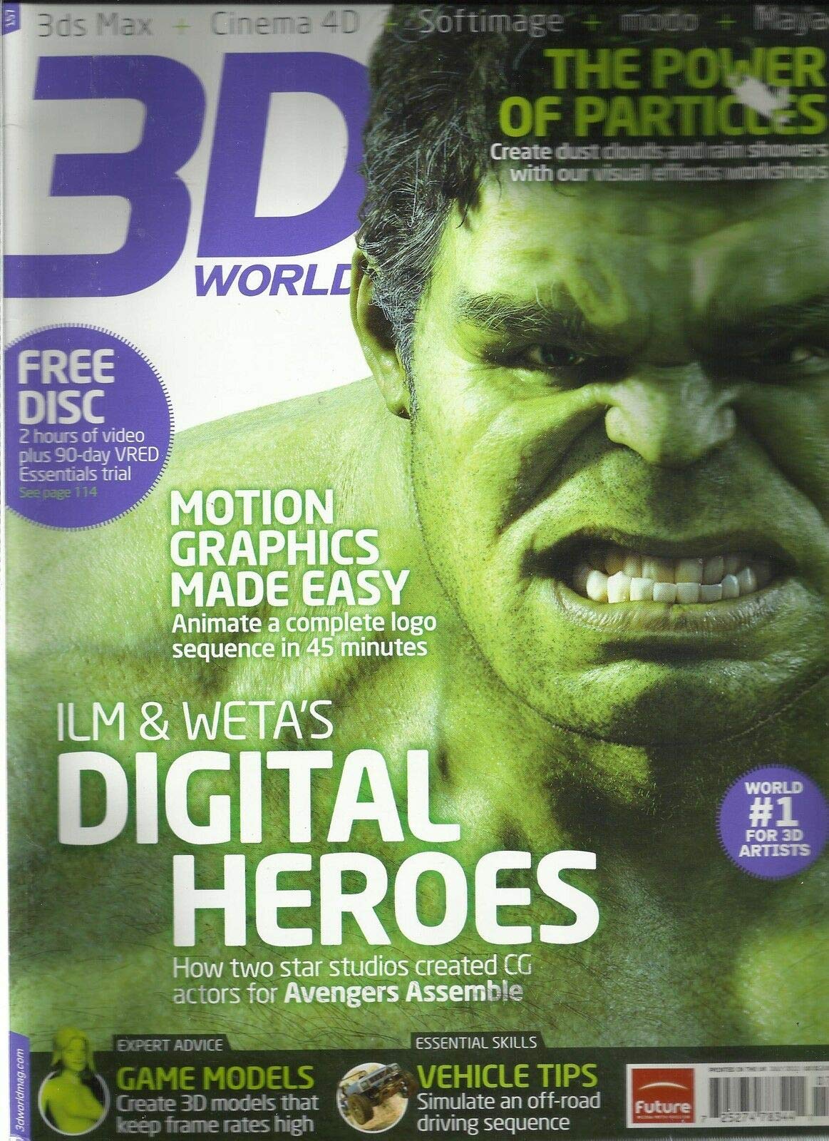 3D WORLD, JULY, 2012 (MAYA + MODO + SOFTIMAGE + CINEMA 4D + 3dS MAX)