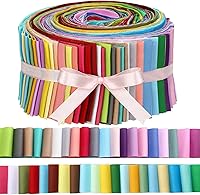 Vista 11 de Tegeme 40 piezas de tela Jelly para acolchado, rollo de retazos de algodón japonés, tela precortada con estampado floral retro, tiras de acolchado