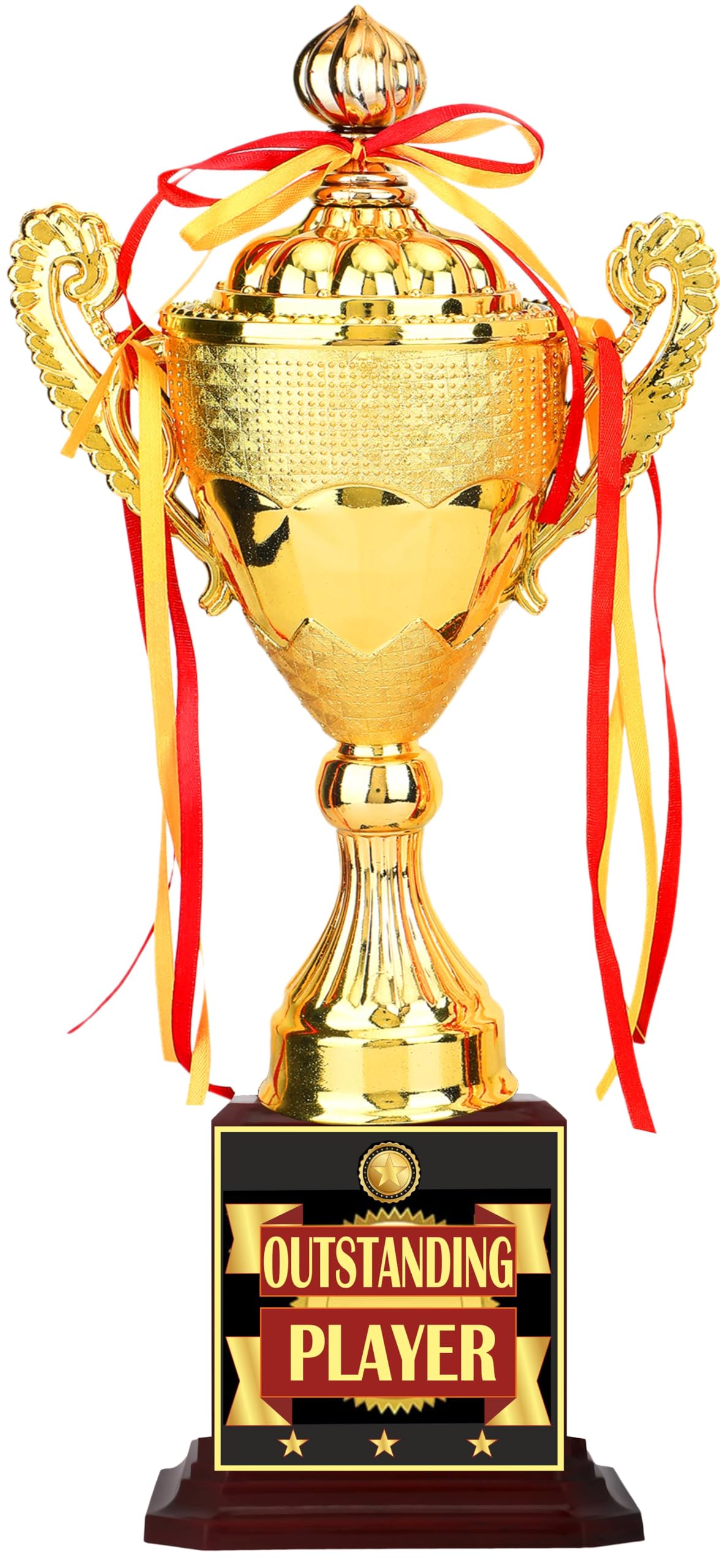 Aark India Outstanding Trophy for Player of The Tournament/Winner/Sports/Cricket/Event Big Trophies Award (PC002686) (B0D8YYQ99P) Amazon Price History, Amazon Price Tracker