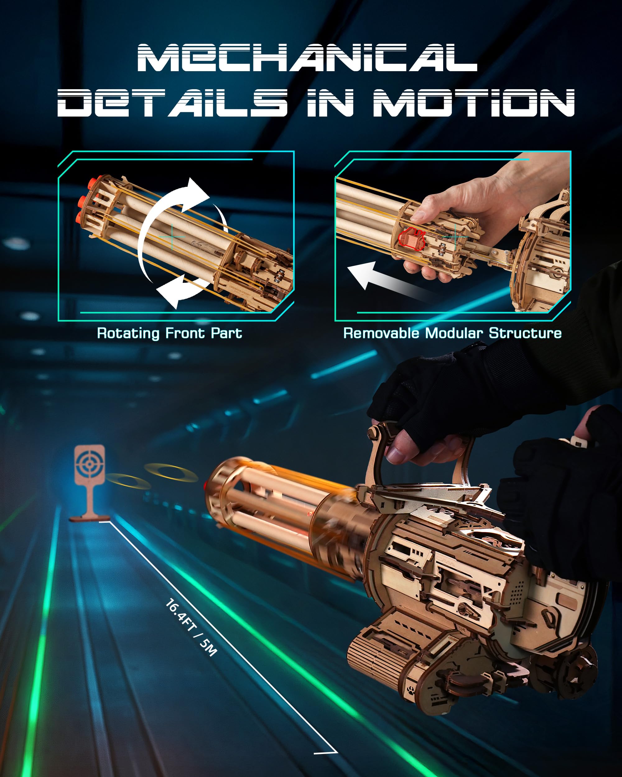 Wood Trick Bullet Boltcaster - bouwen je eigen Nerf-geweer