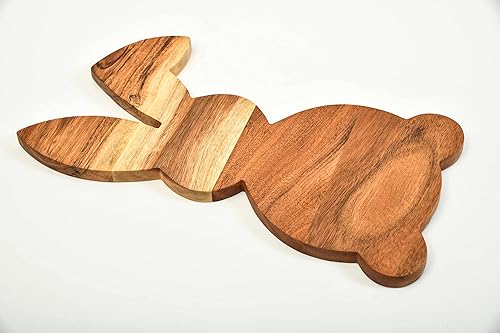 Miniatura 3 de Affinity Decor Tabla de cortar de acacia orgánica para cocina para bloque de carnicero, queso y verduras, ensalada de frutas, regalo de Halloween o